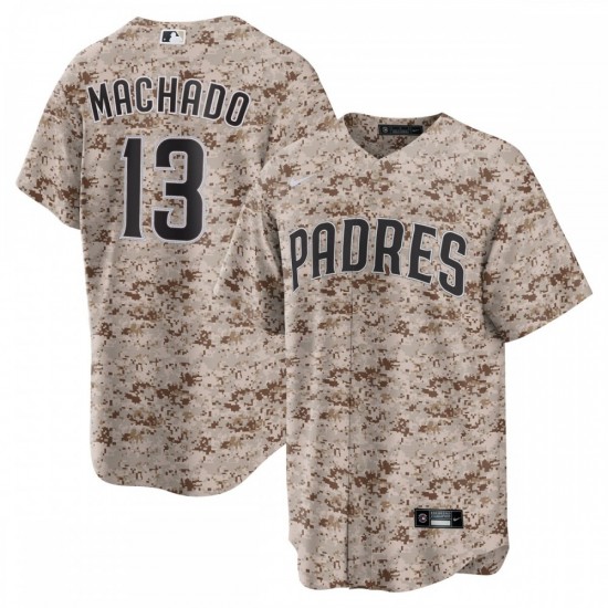 Manny Machado San Diego Padres Nike USMC Alternate Replica Player Jersey - Camo