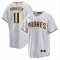 Men's San Diego Padres Yu Darvish #11 Nike White&Brown Home 2020 Jersey