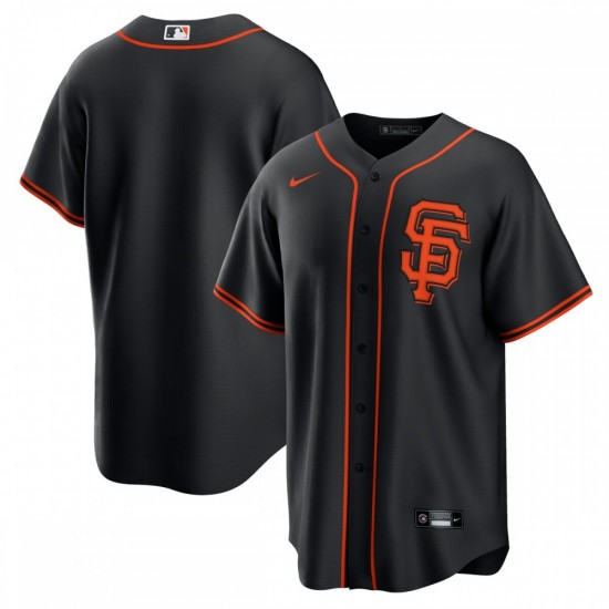 San Francisco Giants Nike Alternate Replica Team Jersey - Black