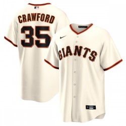 Brandon Crawford San Francisco Giants Nike Home Replica Player Name Jersey - Cream