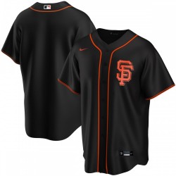 San Francisco Giants Nike Youth Alternate Replica Team Jersey - Black