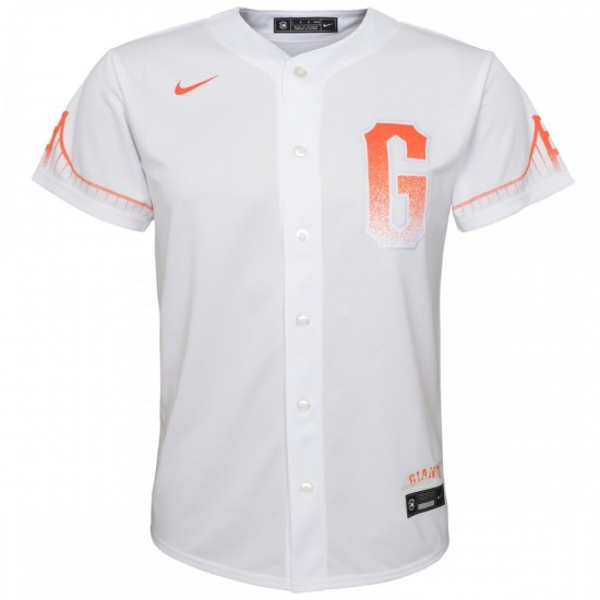 Mike Yastrzemski San Francisco Giants Nike Youth City Connect Replica Player Jersey - White