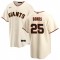 Men's San Francisco Giants BONDS #25 Nike Cream Home 2020 Jersey