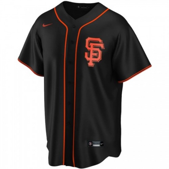 Men's San Francisco Giants Nike Black Alternate 2020 Jersey