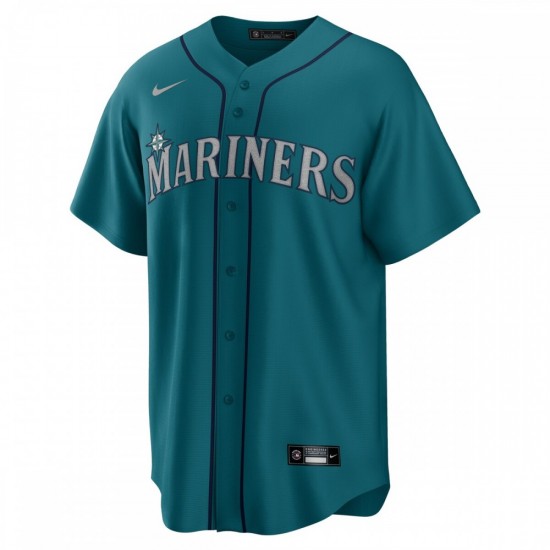 Julio Rodriguez Seattle Mariners Nike Official Replica Player Jersey - Aqua