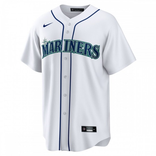 Seattle Mariners Nike Home Blank Replica Jersey - White