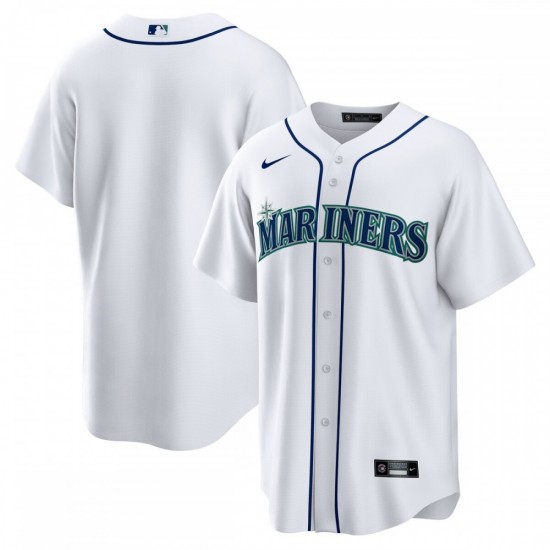 Seattle Mariners Nike Home Blank Replica Jersey - White