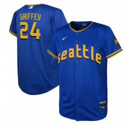 Ken Griffey Jr. Seattle Mariners Nike Youth 2023 City Connect Replica Player Jersey - Royal