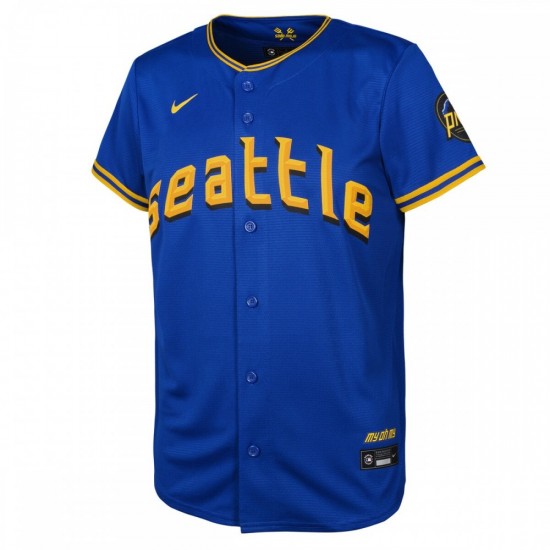 Ken Griffey Jr. Seattle Mariners Nike Youth 2023 City Connect Replica Player Jersey - Royal