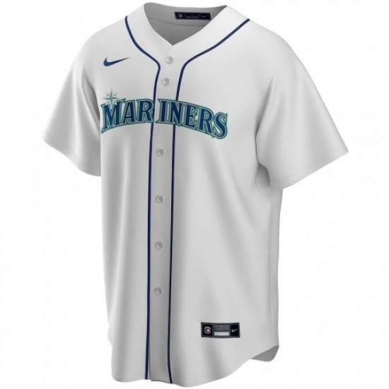 Men's Seattle Mariners Kyle Lewis #1 Nike White Home 2020 Jersey