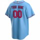 St. Louis Cardinals Nike Alternate Replica Custom Jersey - Light Blue