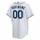 Tampa Bay Rays Nike Home Replica Custom Jersey - White