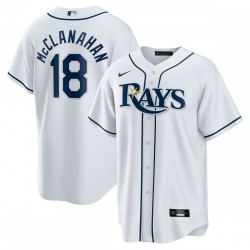 Shane McClanahan Tampa Bay Rays Nike Home Replica Player Jersey - White