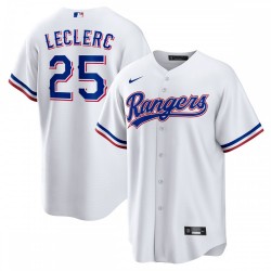 José Leclerc Texas Rangers Nike Home  Replica Player Jersey - White