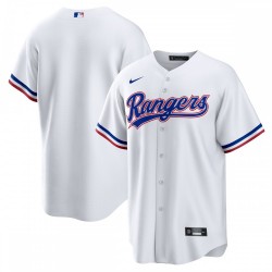 Texas Rangers Nike Home Replica Team Jersey - White