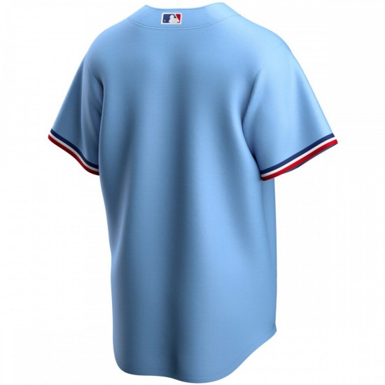 Texas Rangers Nike Youth Alternate Replica Team Jersey - Light Blue