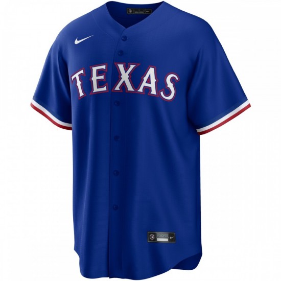 Texas Rangers Nike Alternate Replica Team Logo Jersey - Royal