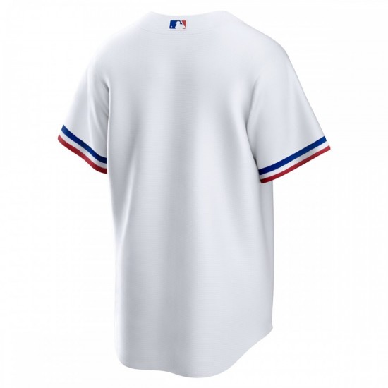 Texas Rangers Nike Home Blank Replica Jersey - White