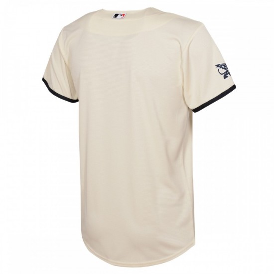 Texas Rangers Nike Youth 2023 City Connect Replica Jersey - Cream