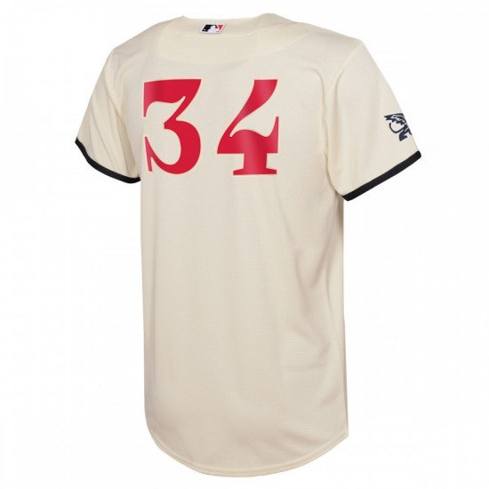 Nolan Ryan Texas Rangers Nike Youth 2023 City Connect Replica Player Jersey - Cream