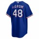 Jacob deGrom Texas Rangers Nike Away Replica Player Jersey - Royal