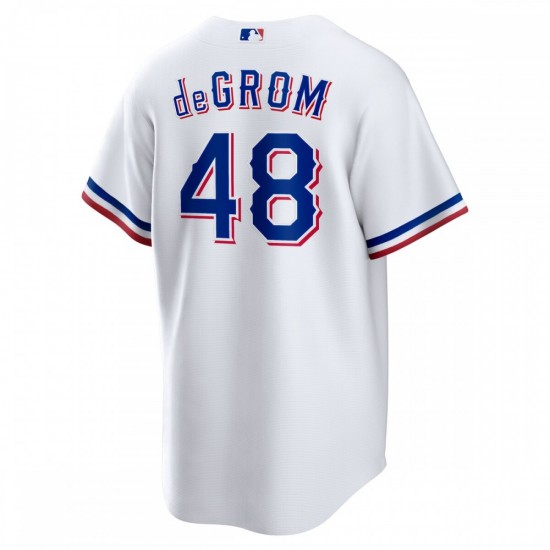 Jacob deGrom Texas Rangers Nike Home Replica Player Jersey - White