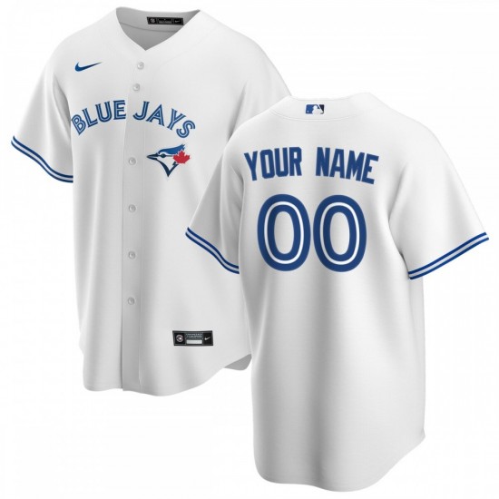 Toronto Blue Jays Nike Home Replica Custom Jersey - White