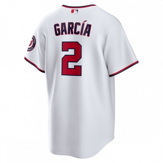 Luis García Washington Nationals Nike Home  Replica Player Jersey - White