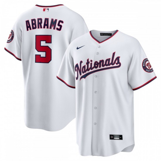 CJ Abrams Washington Nationals Nike Home Replica Jersey - White