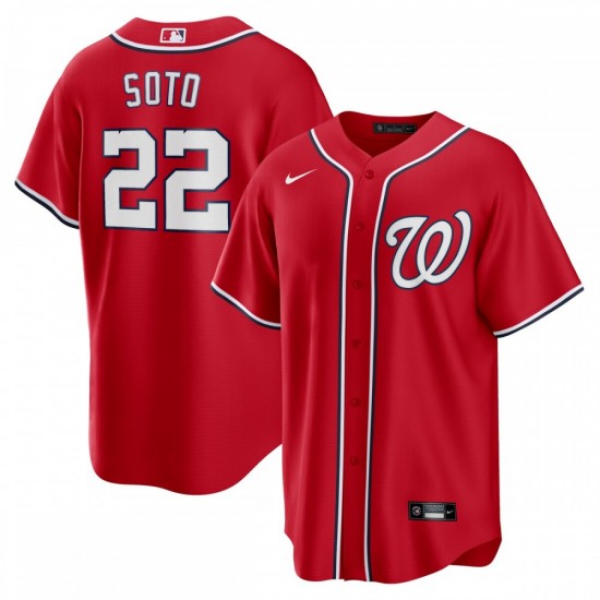 Juan Soto Washington Nationals Nike Alternate Replica Player Name Jersey - Red