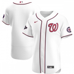 Washington Nationals Nike 2019 World Series Champions Home Authentic Team Jersey - White