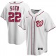 Men's Washington Nationals Juan Soto #22 Nike White Home 2020 Replic Jersey