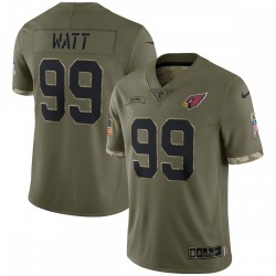 J.J. Watt Arizona Cardinals Nike 2022 Salute To Service Limited Jersey - Olive