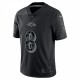 Lamar Jackson Baltimore Ravens Nike RFLCTV Limited Jersey - Black