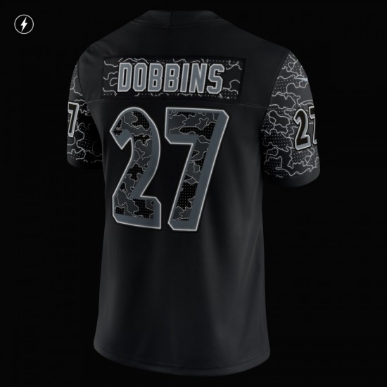 J.K. Dobbins Baltimore Ravens Nike RFLCTV Limited Jersey - Black