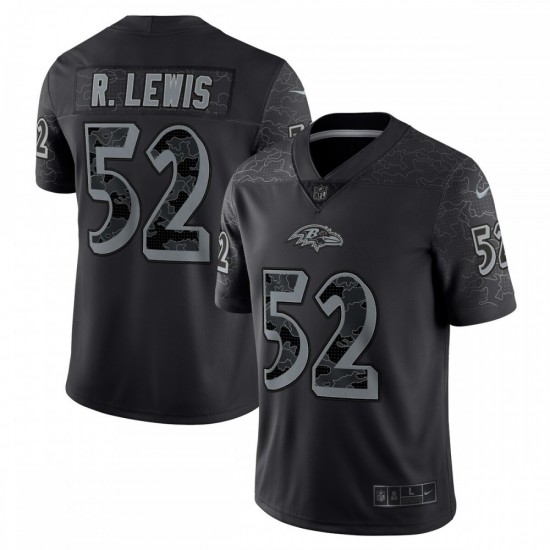 Ray Lewis Baltimore Ravens Nike Retired Player RFLCTV Limited Jersey - Black