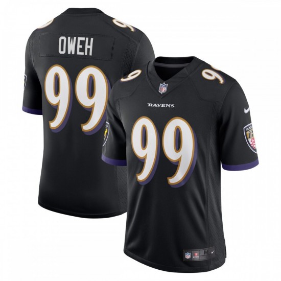 Odafe Oweh Baltimore Ravens Nike Vapor Limited Jersey - Black