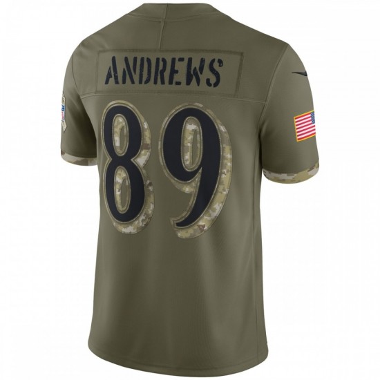 Mark Andrews Baltimore Ravens Nike 2022 Salute To Service Limited Jersey - Olive