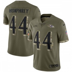 Marlon Humphrey Baltimore Ravens Nike 2022 Salute To Service Limited Jersey - Olive