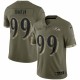 Odafe Oweh Baltimore Ravens Nike 2022 Salute To Service Limited Jersey - Olive