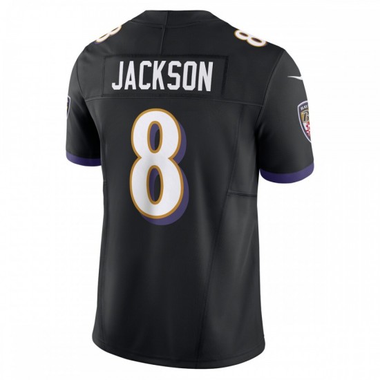 Lamar Jackson Baltimore Ravens Nike Vapor F.U.S.E. Limited Alternate Jersey - Black