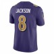 Lamar Jackson Baltimore Ravens Nike Vapor F.U.S.E. Limited Alternate Jersey - Purple