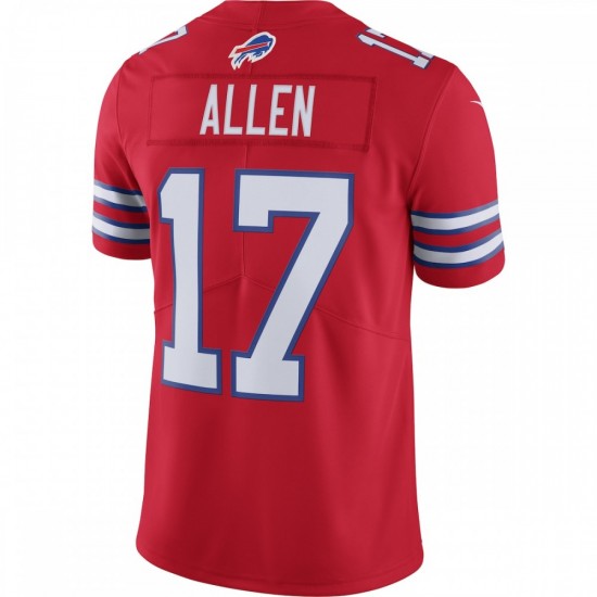 Josh Allen Buffalo Bills Nike Color Rush Vapor Limited Jersey - Red