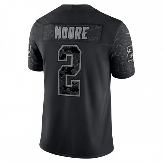 D.J. Moore Carolina Panthers Nike RFLCTV Limited Jersey - Black