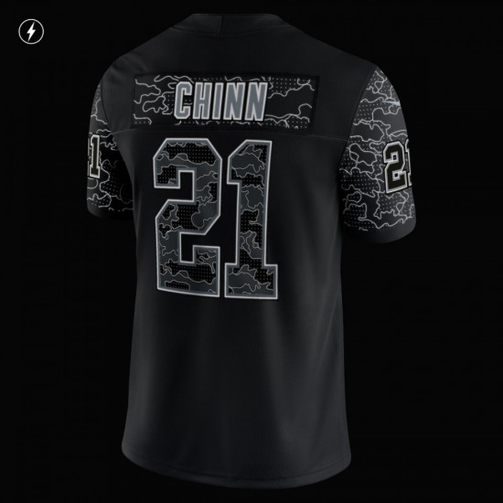 Jeremy Chinn Carolina Panthers Nike RFLCTV Limited Jersey - Black