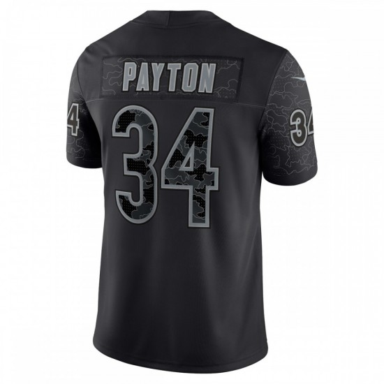 Walter Payton Chicago Bears Nike Retired Player RFLCTV Limited Jersey - Black