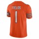 Justin Fields Chicago Bears Nike Vapor F.U.S.E. Limited Jersey - Orange