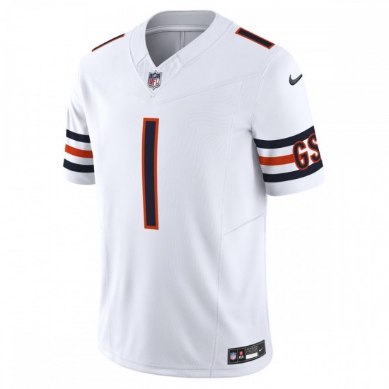 Justin Fields Chicago Bears Nike Vapor F.U.S.E. Limited  Jersey - White