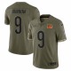 Joe Burrow Cincinnati Bengals Nike 2022 Salute To Service Limited Jersey - Olive