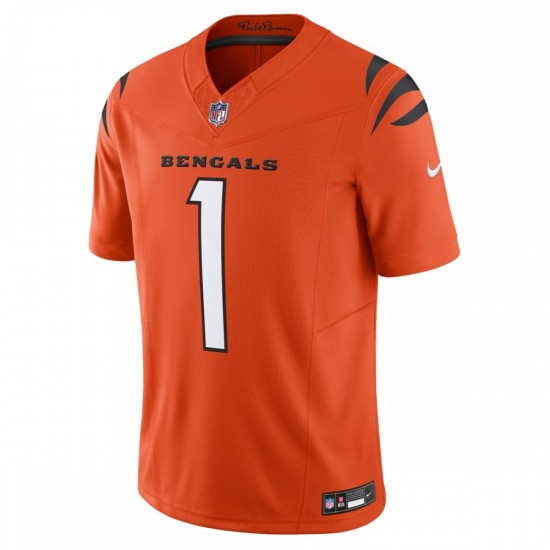 Ja'Marr Chase Cincinnati Bengals Nike Vapor F.U.S.E. Limited Alternate 1 Jersey - Orange